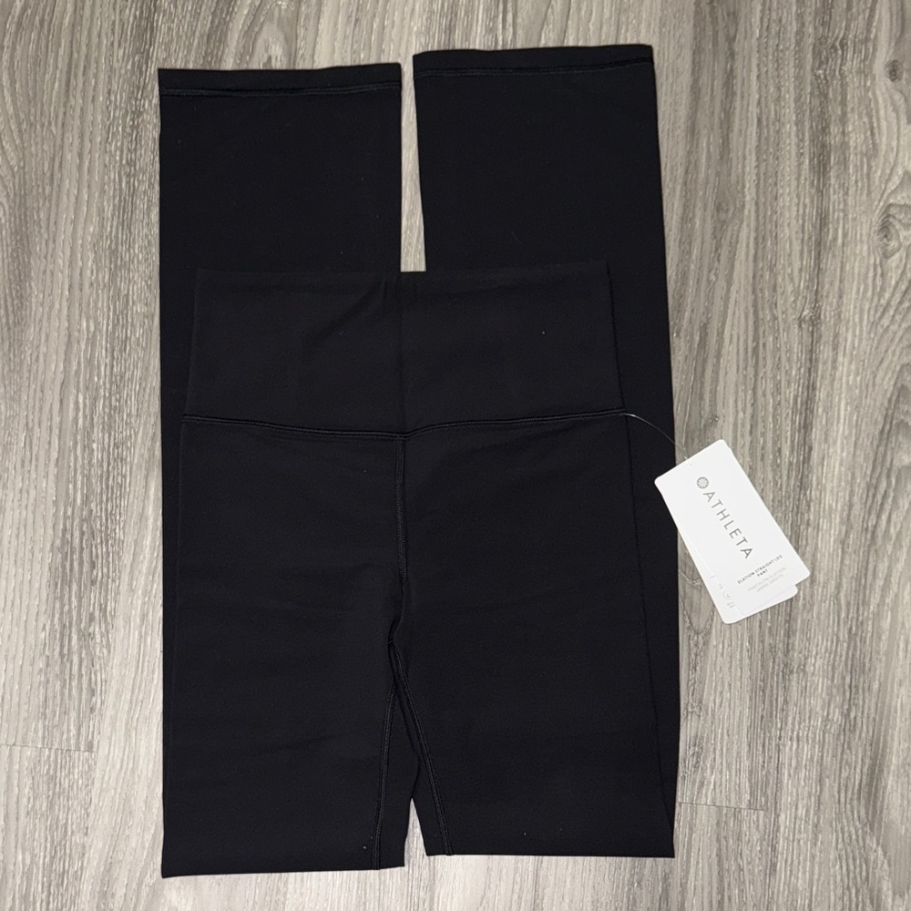 Athleta Black Elation Straight Leg Pant
